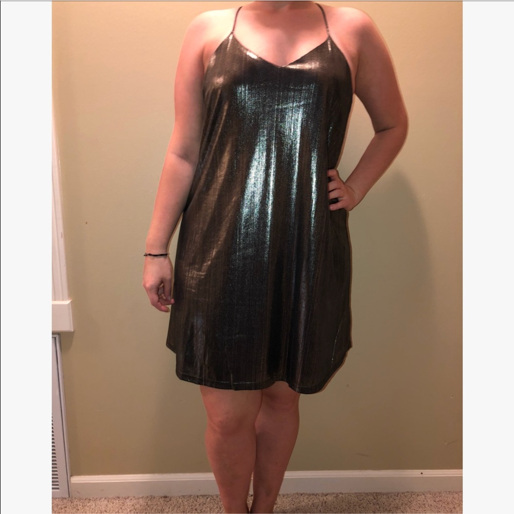 Shiny She + Shy formal dress